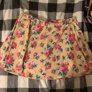 Flower mini skirt